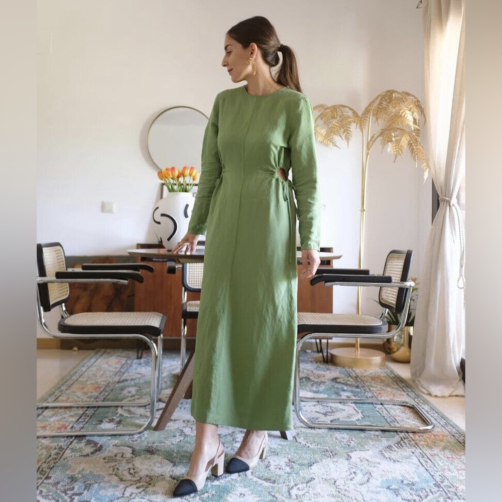 Sage Green ZARA Dress